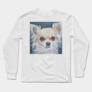 Chihuahua Fine Art Painting Long Sleeve T-Shirt